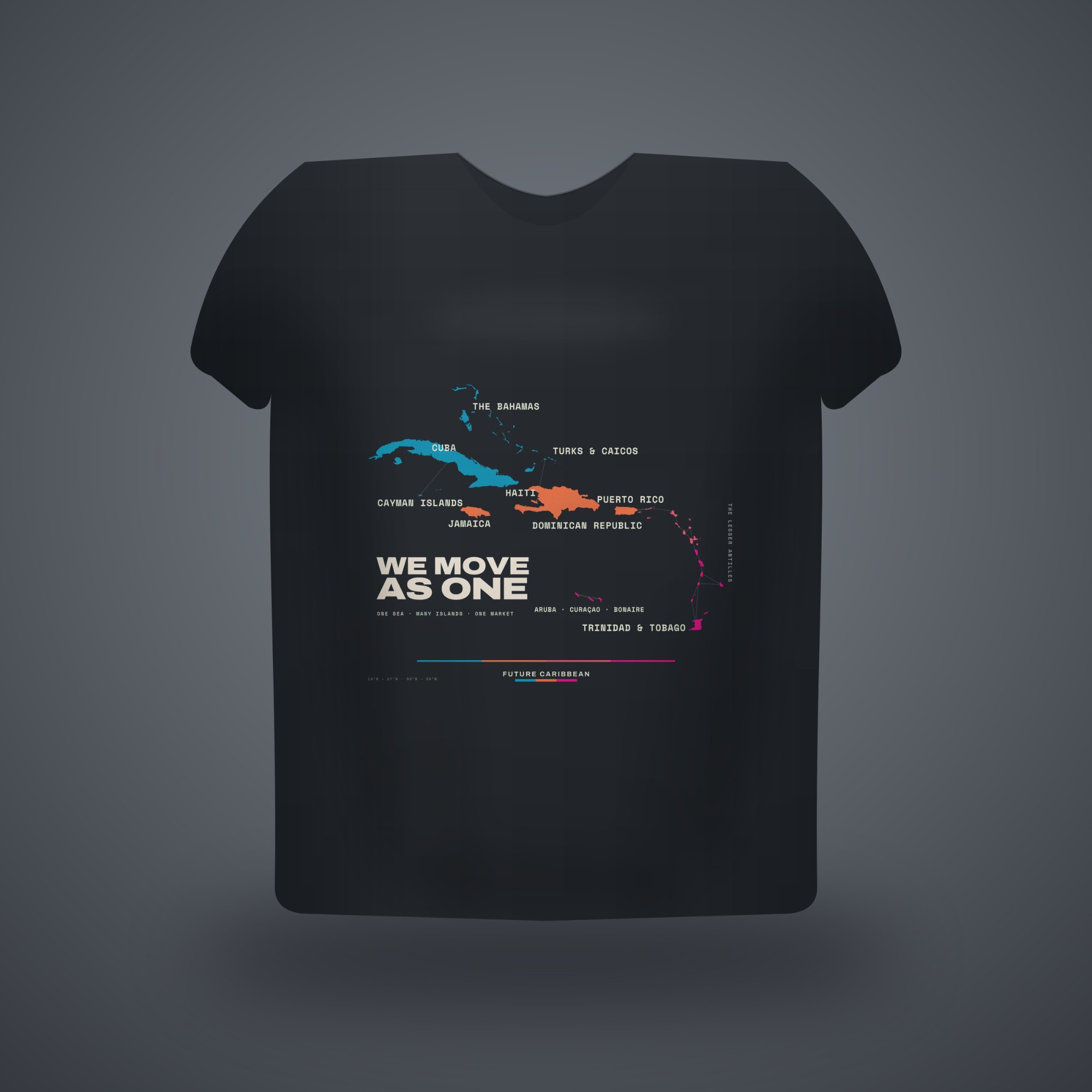 We move as one- island design